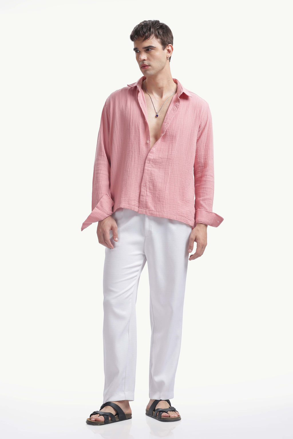 Dusty Rose Gauze Luxe Shirt