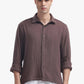 Chocolate Brown Gauze Luxe Shirt