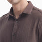 Chocolate Brown Gauze Luxe Shirt