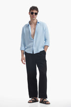 Powder Blue Gauze Luxe Shirt