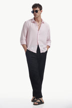 Baby Pink Gauze Luxe Shirt
