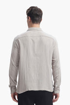 Light Gray Gauze Luxe Shirt