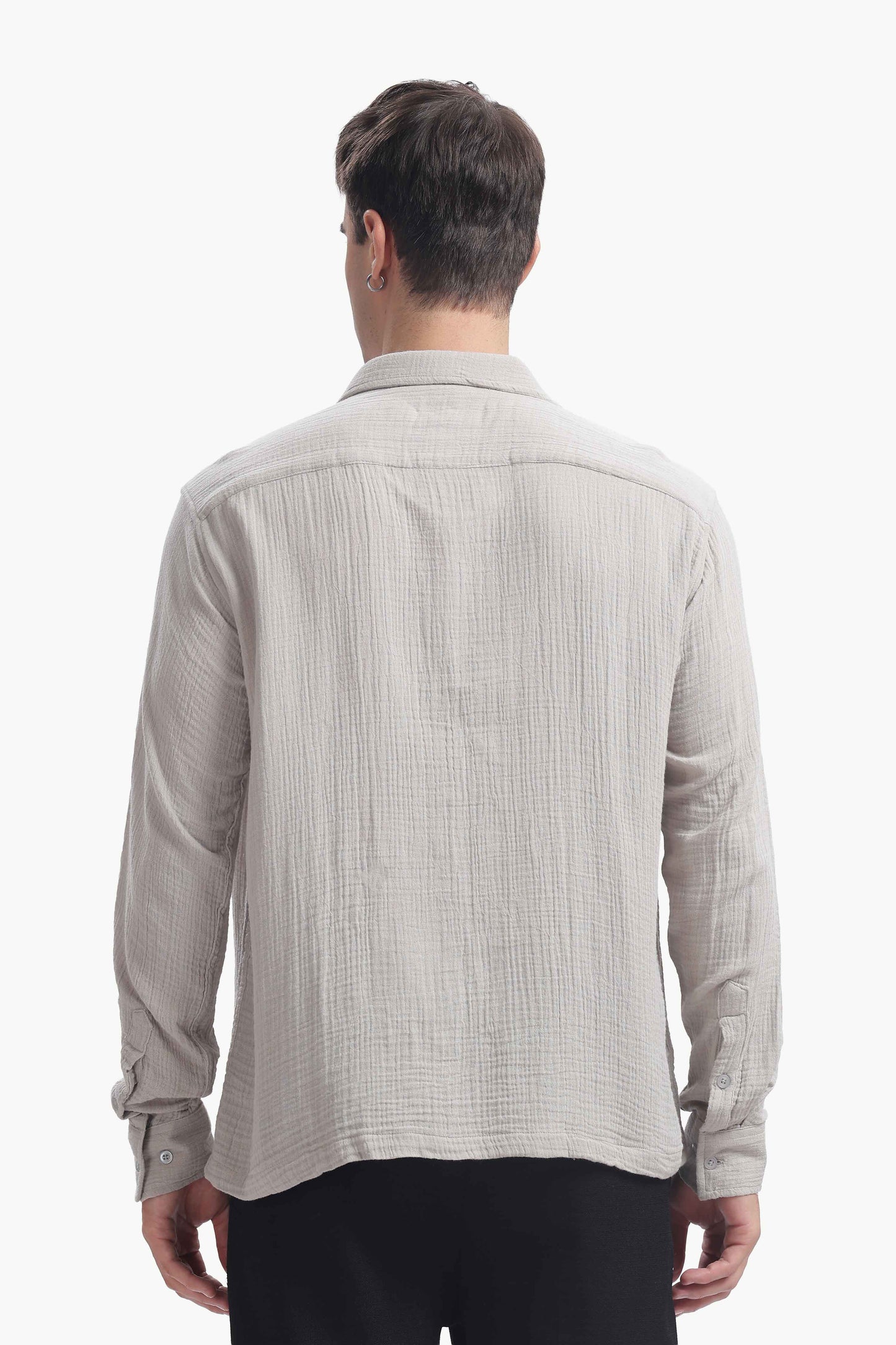 Light Gray Gauze Luxe Shirt