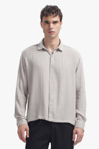 Light Gray Gauze Luxe Shirt