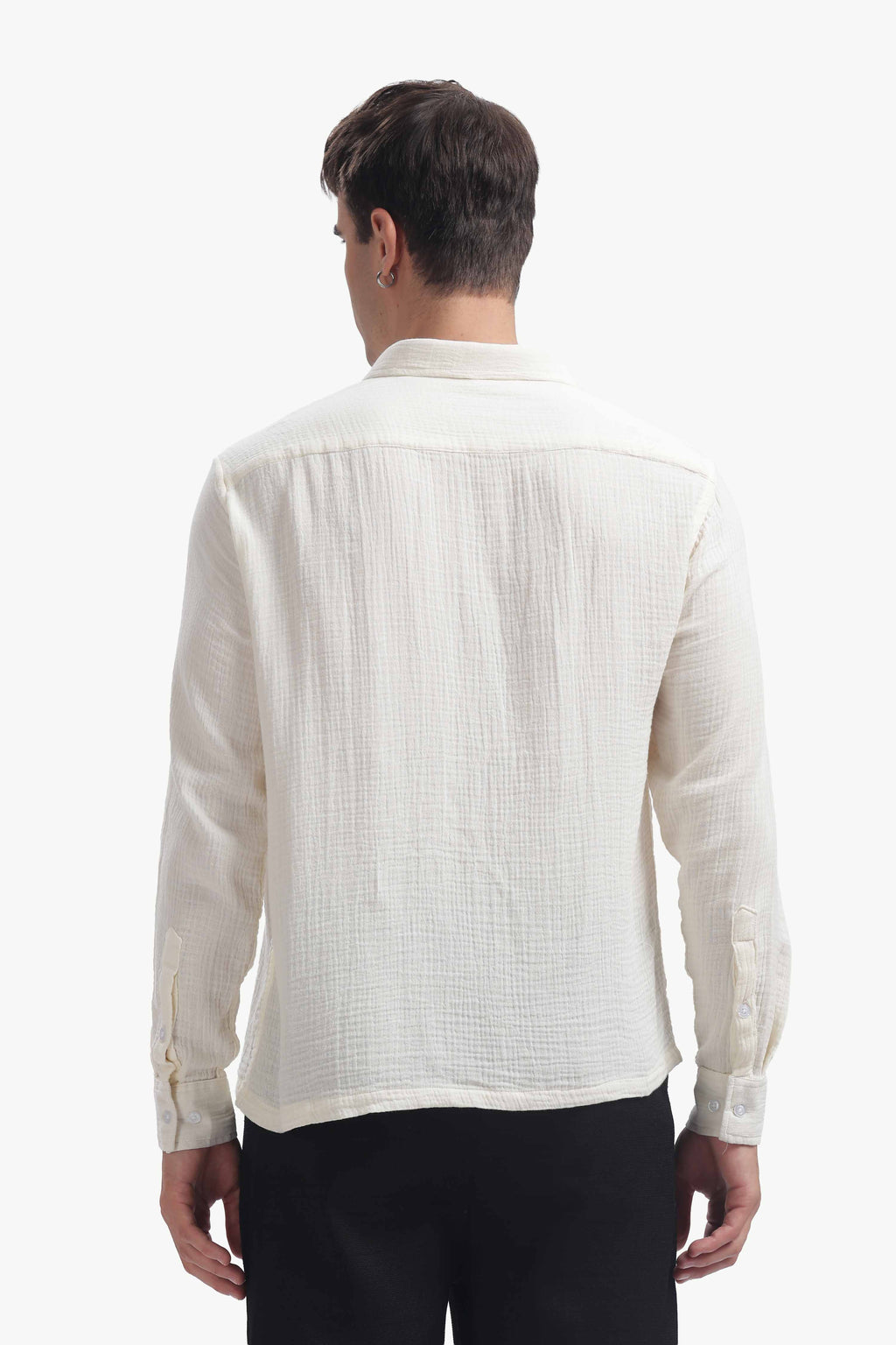 Ivory Gauze Luxe Shirt
