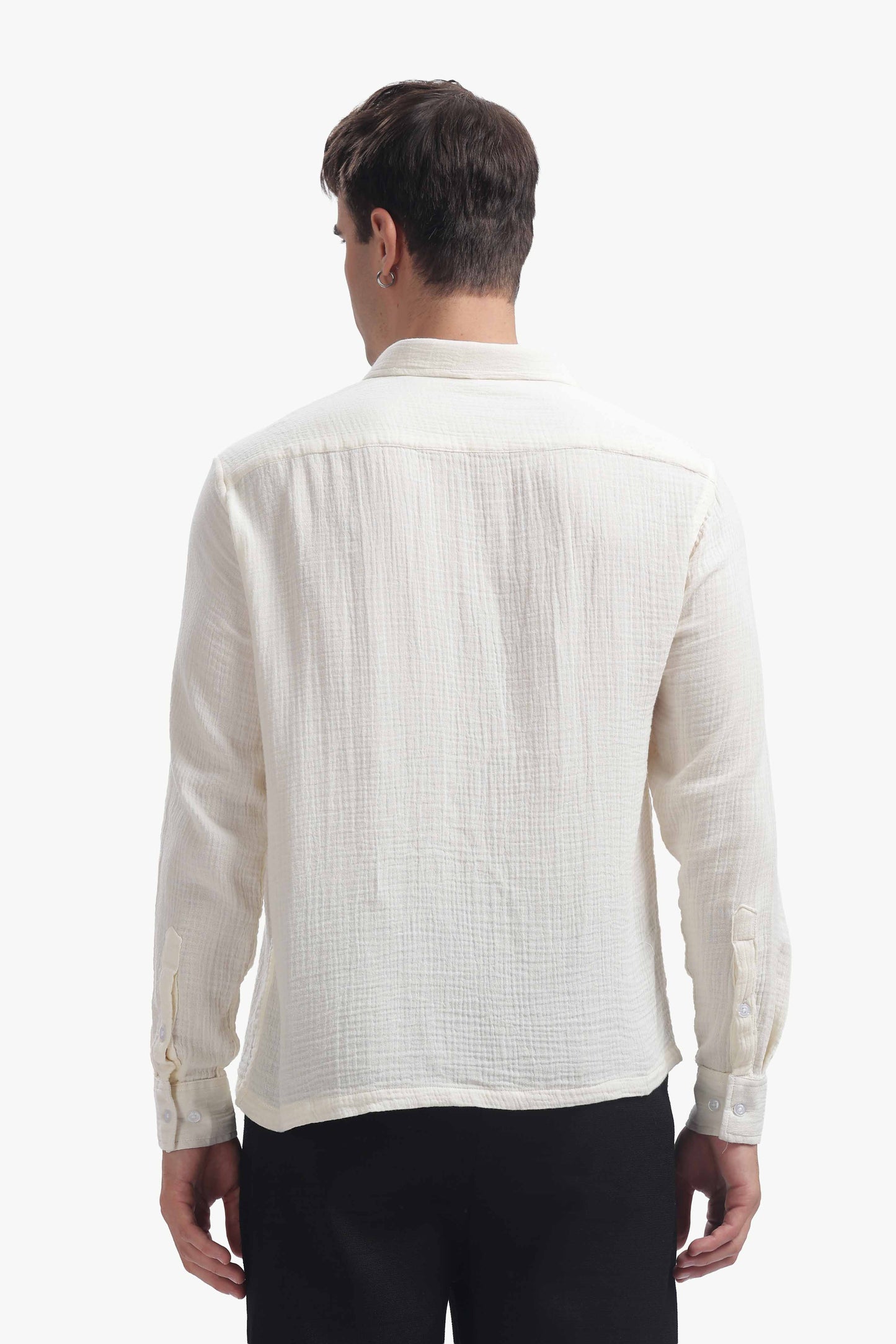Ivory Gauze Luxe Shirt