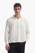 Ivory Gauze Luxe Shirt
