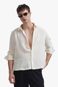 Ivory Gauze Luxe Shirt