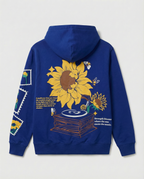 ROYAL BLUE SUNFLOWER HOODIE