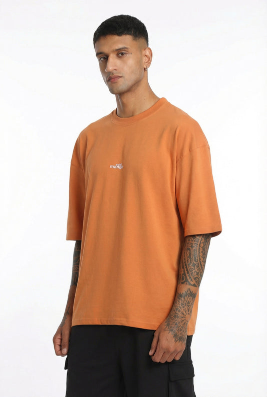 Pastel Orange relaxed fit T-Shirt