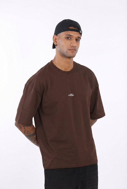 Dark Brown relaxed fit T-Shirt