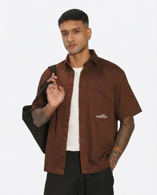 Saint Embroidery Boxy fit Shirt