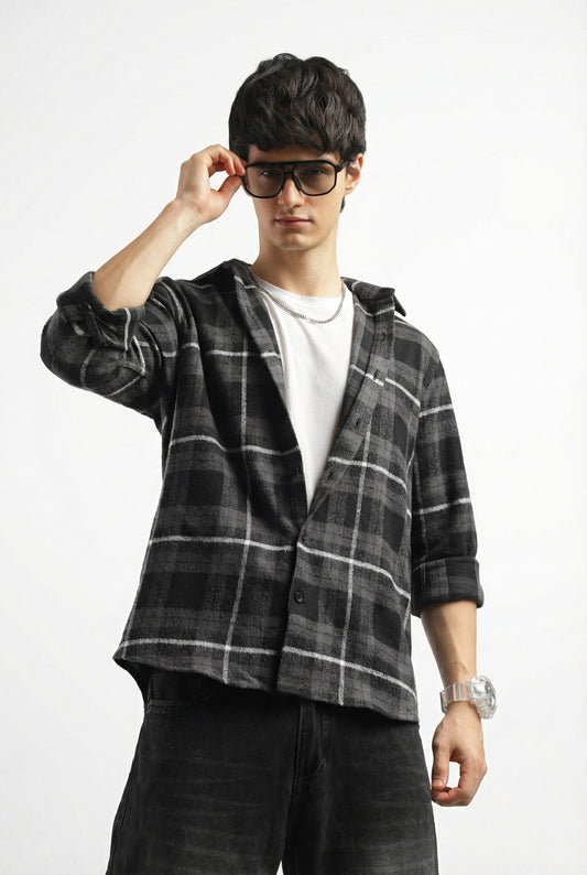 Black Checked Flannel