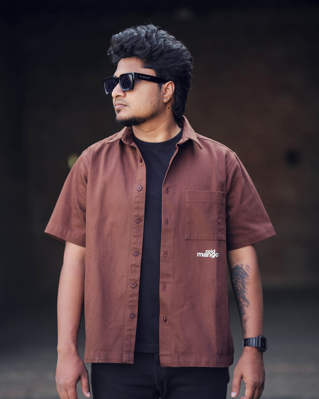 Saint Embroidery Boxy fit Shirt