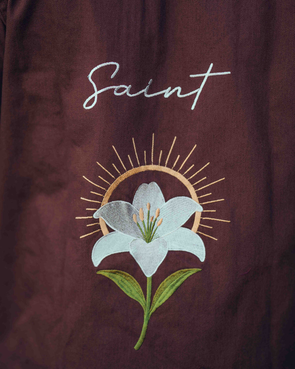 Saint Embroidery Boxy fit Shirt