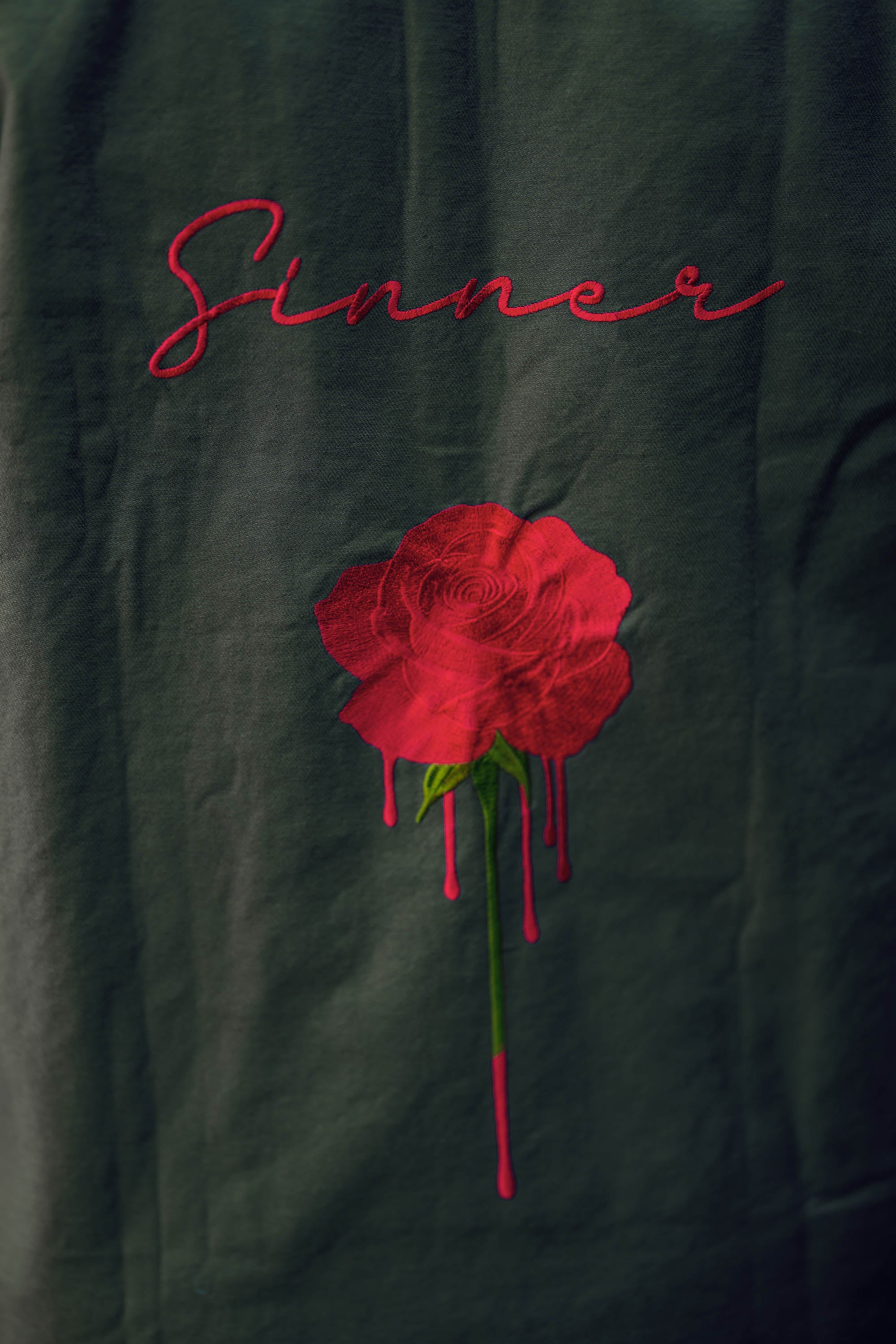 Sinner Embroidery Boxy fit Shirt