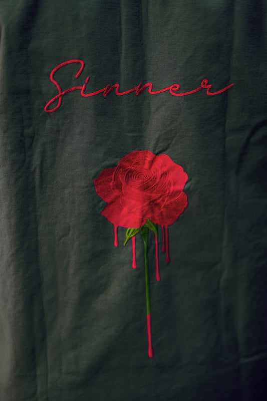 Sinner Embroidery Boxy fit Shirt